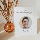 Modern Photo Celebration Of Life 台座サイン