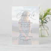 Modern Photo Celebration of Life Invitation 招待状 (スタンド正面)