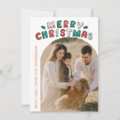 Modern Photo Christmas シーズンカード (正面)