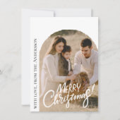 Modern Photo Christmas シーズンカード (正面)