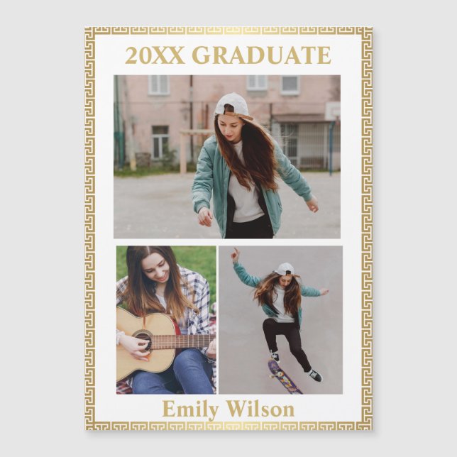 Modern Photo Class of 20XX Graduation Announcement (正面)