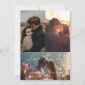 Modern photo collage セーブザデート (正面)