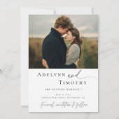 Modern photo collage セーブザデート (裏面)