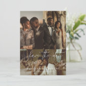 Modern photo collage セーブザデート (スタンド正面)