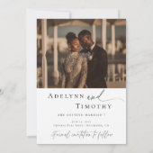 Modern photo collage セーブザデート (裏面)