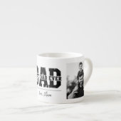 Modern Photo Collage  Best Dad Ever Espresso Mug エスプレッソカップ (正面右)