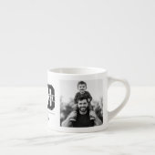 Modern Photo Collage  Best Dad Ever Espresso Mug エスプレッソカップ (右)