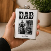 Modern Photo Collage Best Dad Ever - Flask フラスク