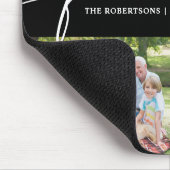 Modern Photo Collage Family Script Keepsake マウスパッド (コーナー)