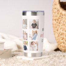 Modern Photo Collage For Best Mom Blush Pink