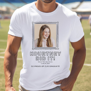 Modern Photo Did It! 自慢の卒業生 Tシャツ