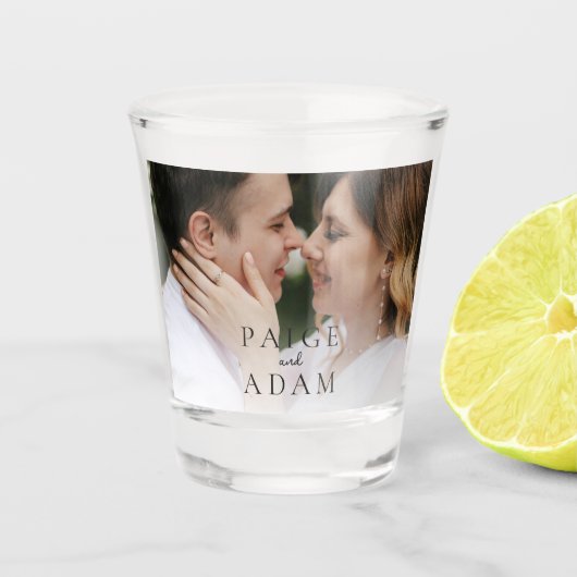 Modern Photo Editorial Wedding ショットグラス (正面)