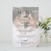 Modern Photo Editorial Wedding Menu (スタンド正面)