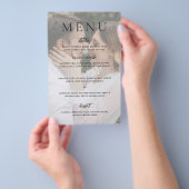 Modern Photo Editorial Wedding Menu チラシ (ハンドル)