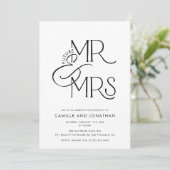 Modern Photo Engagement Invitation 招待状 (スタンド正面)