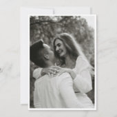 Modern Photo Engagement Invitation 招待状 (裏面)