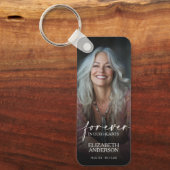 Modern Photo Forever in our Hearts Memorial キーホルダー (正面)