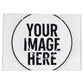 Modern Photo Frame Paper Shopping Bag ラージペーパーバッグ (裏面)