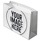 Modern Photo Frame Paper Shopping Bag ラージペーパーバッグ (裏面アングル)