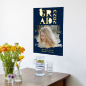 Modern  Photo Graduate High School Frame  箔ポスター (レイダウン (キッチン))