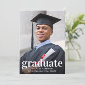 Modern Photo Graduation 案内状 (スタンド正面)