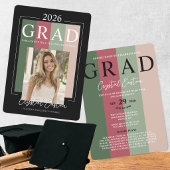 Modern Photo Graduation Class of 2026 招待状