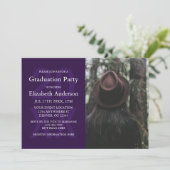 Modern Photo Graduation Party 招待状 (スタンド正面)
