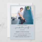 Modern Photo Graduation Party Invitation 招待状 (裏面)