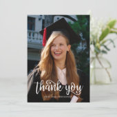 Modern Photo Graduation Thank You Card 招待状 (スタンド正面)