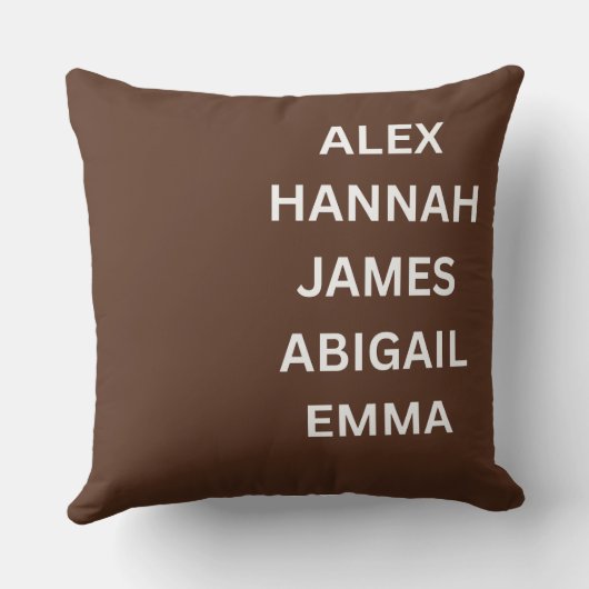 Modern Photo Grandpa Script Heart Throw Pillow クッション (裏面)