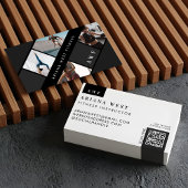Modern Photo Grid Personal Trainer Fitness Coach 名刺