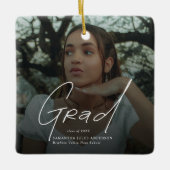 Modern Photo High School Graduation Gifts セラミックオーナメント (正面)