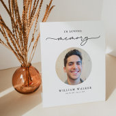 Modern Photo In Loving Memory Celebration Of Life 台座サイン