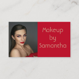 Modern Photo Makeup Business Card 名刺
