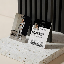 Modern Photo Personal Trainer Fitness Lifestyle バッジ