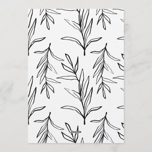 Modern Photo Save the Date With Arched Text 招待状 (裏面)