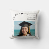 Modern photo She did it Graduate クッション (正面)