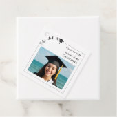 Modern photo She did it Graduation Party DIY フェイバータグ (インサイチュ)