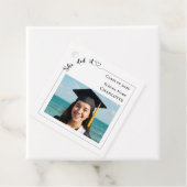 Modern photo She did it Graduation Party DIY フェイバータグ (インサイチュ)