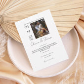 Modern Photo Wedding Invitation 招待状