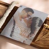Modern Photo Wedding Invitation | Simple & Elegant