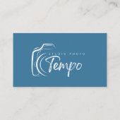  Modern Photographer Business Card – Studio Photo  名刺 (裏面)