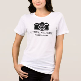 Modern Photography Camera Black トライブレンドＴシャツ