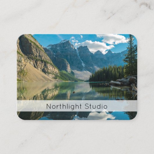 Modern Photography QR Code Camera Photographer 名刺 (正面)