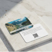 Modern Photography QR Code Camera Photographer 名刺