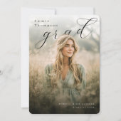 Modern PhotoPop Collage Graduation Party 招待状 (正面)