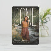 Modern Photopop DONE Graduation Party 招待状 (スタンド正面)