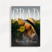 Modern PhotoPop Effect Graduation Party Invitation 招待状