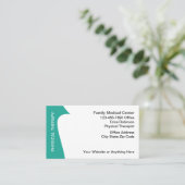 Modern Physical Therapist Business Cards Design  名刺 (スタンド正面)