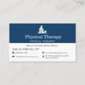 Modern Physical Therapist Office Appointment 予約カード (正面)